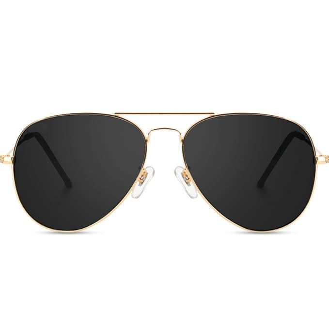 ARICKS Classic Aviator Sunglasses for Men Women Driving Sun glasses Glass Lens 100% UV Blocking - Image 3