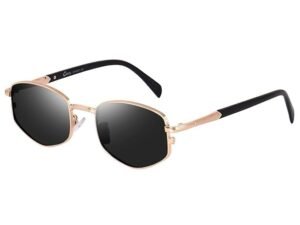 Trendy Metal frame Sunglasses for Men Retro Polygon Sun Glasses Luxury Classic Shades 2026