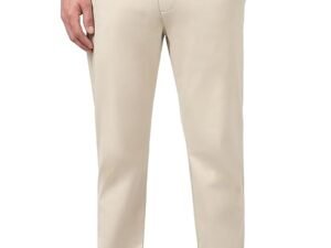 Peter England Men's Slim Fit Mid Rise Super Premium Wrinkle Free Casual Trouser Chinos