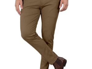 Mehrang Men's Stretchable Stretchable Formal Pant Trousers | Stylish Slim Fit Men's Wear Trousers for Office or Party | Polycotton Knitted Fabric