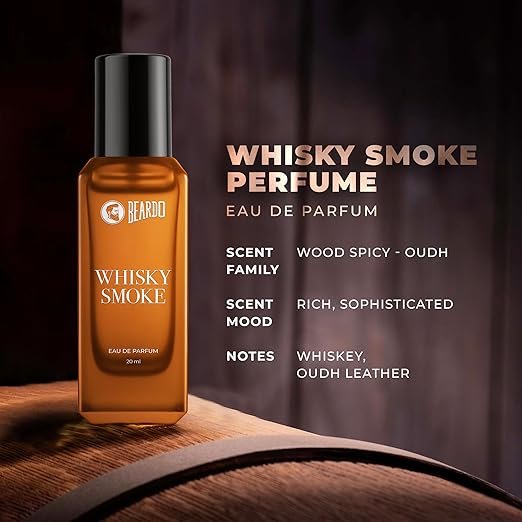 Beardo Godfather & Whiskey Smoke Masculine Fragrance Combo (20ml x 2) | Strong, Long-Lasting Perfume Set | Premium Gift for Men | Long Lasting Fragrance | Gift for Men | Gift for Friend - Image 3