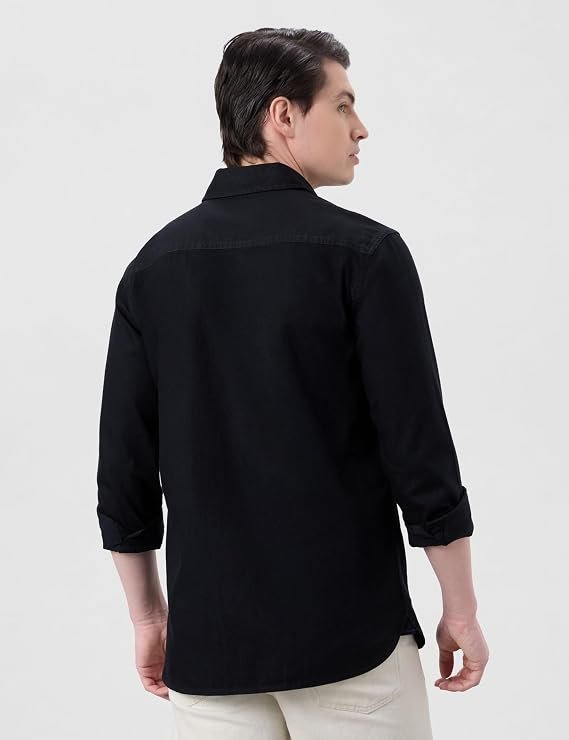Symbol Premium Men's Casual Cotton Denim Shirt | Regular Fit | Available in Plus Sizes