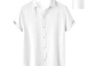 Pinkmint Men's Polycotton Regular Fit Casual Shirt | Stylish | Printed | Solid | Short Sleeve | Trendy (Available in Plus Size)